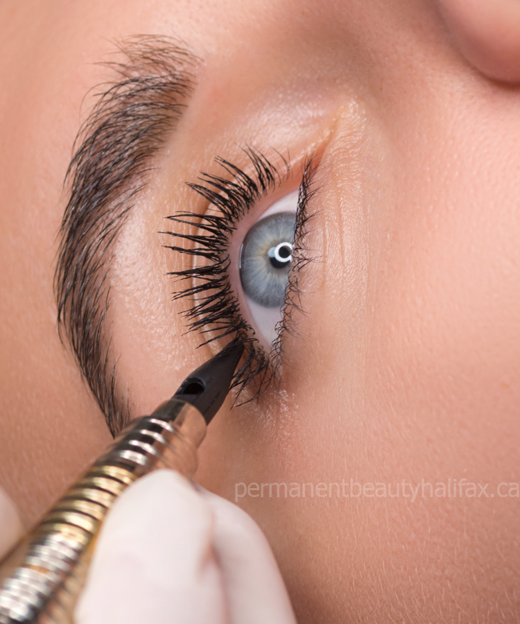Professional permanent lash liner makeup in Halifax region